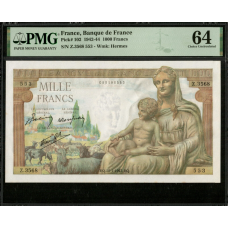 (509) P102 France - 1000 Francs Year1943